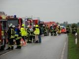 B5 Unfall zwischen PKW und Gefahrgut-LKW